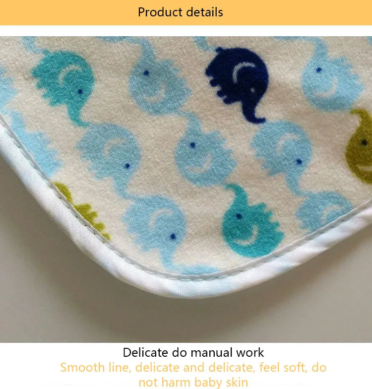 Cartoon Waterproof Baby Bib 1-3Y