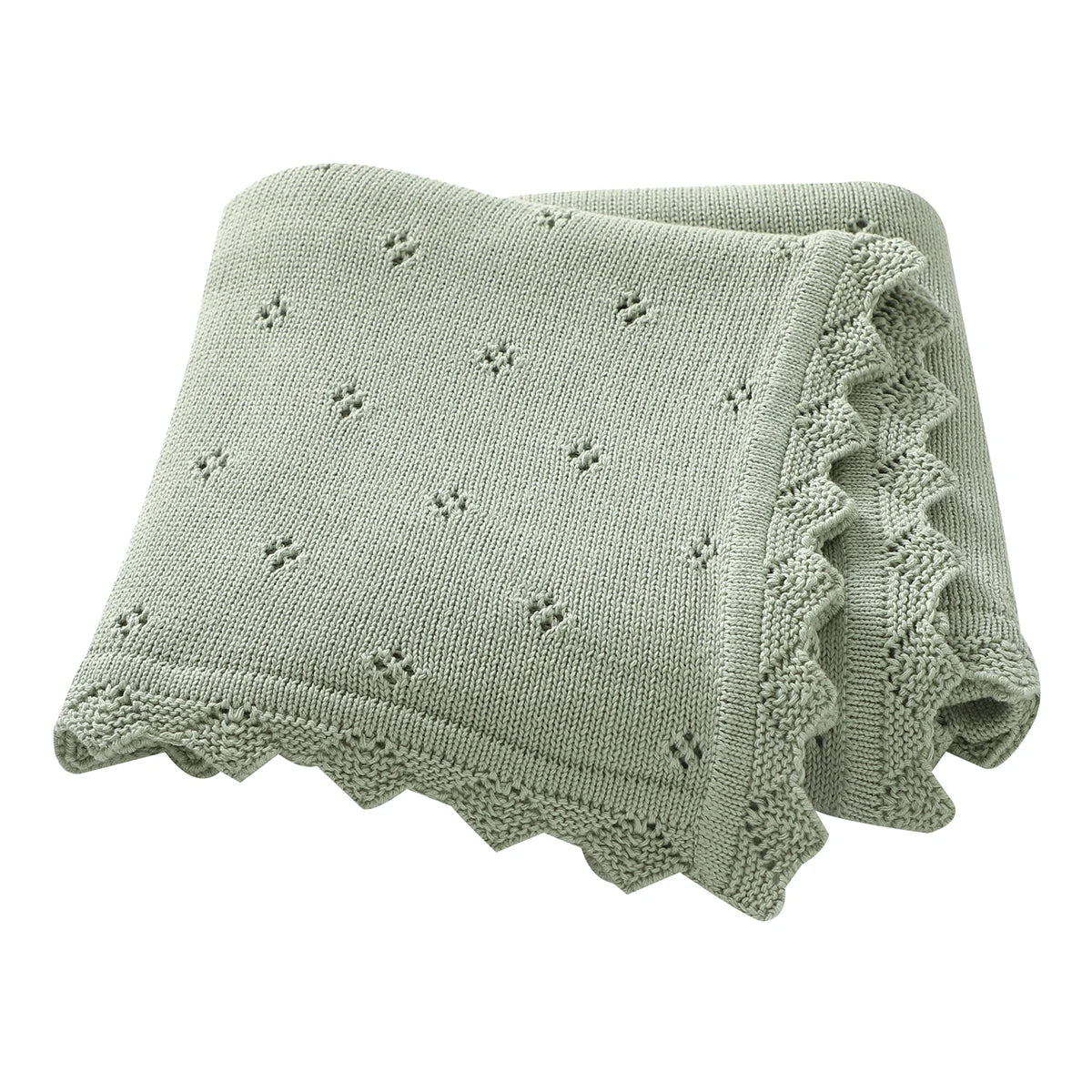 Baby Blankets Newborn 90*70cm Ultra-Soft Cotton Knitted Swaddle Wrap Blanket for Infant Toddler Boys Girls Throw Receiving Quilt