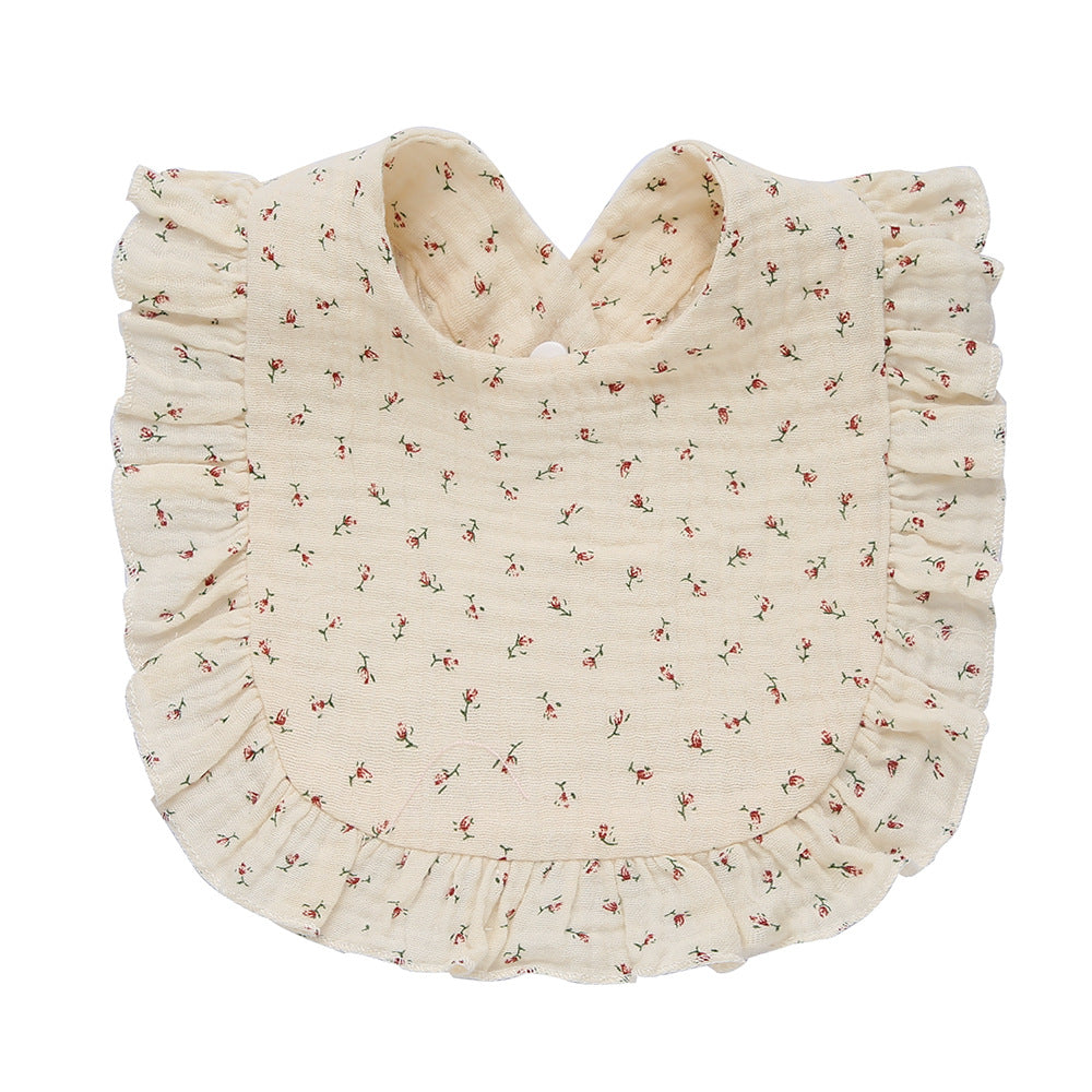Cotton Muslin Baby Bibs & Burp Cloths
