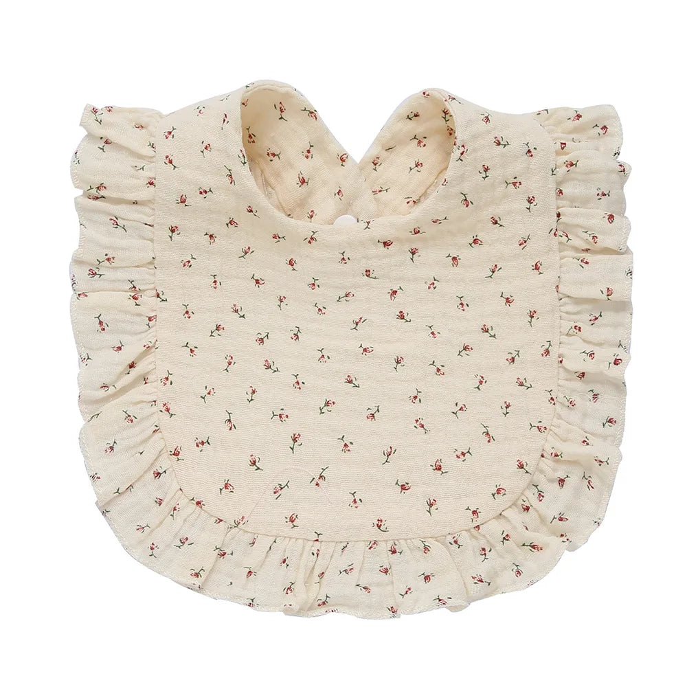 Cotton Muslin Baby Bibs & Burp Cloths