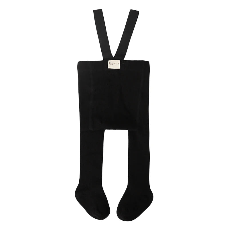 Infant Kids Suspender Pantyhose Spring Autumn Baby Girls Boys Tights Baby Girl Clothes High Waist Bandage Cross Straped Leggings