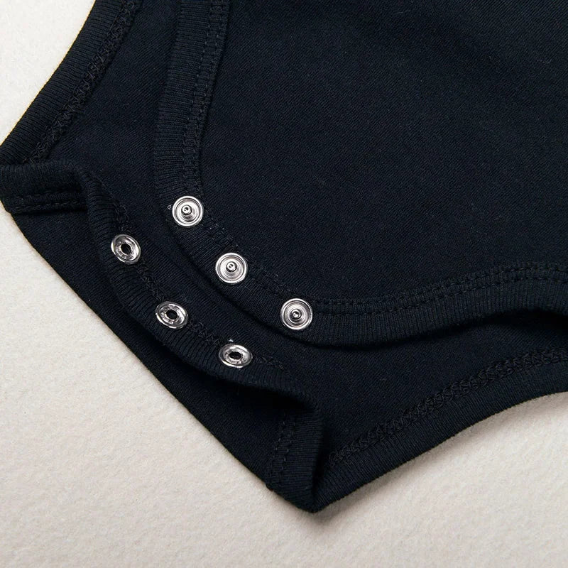 Cotton Fabric Baby Clothes Turtleneck Jumpsuit 0 To 24 Months Solid Bodysuit Comfortable Soft For Newborn Baby Boy Girl Romperbo