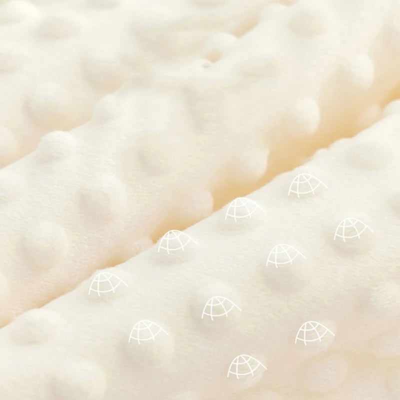 Baby Blanket for Girls Boys Infant Swaddles Cloth Small Quilts with Dotted Backing, Receiving Blanket Bed Crib Accessory
