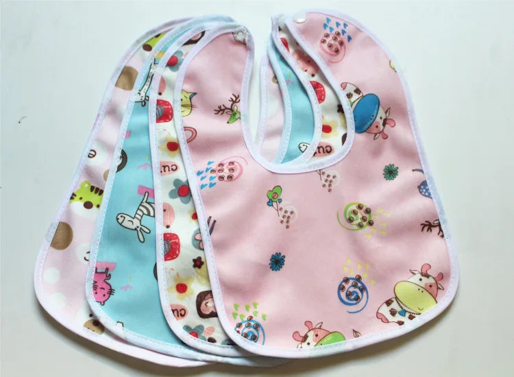 Cartoon Waterproof Baby Bib 1-3Y