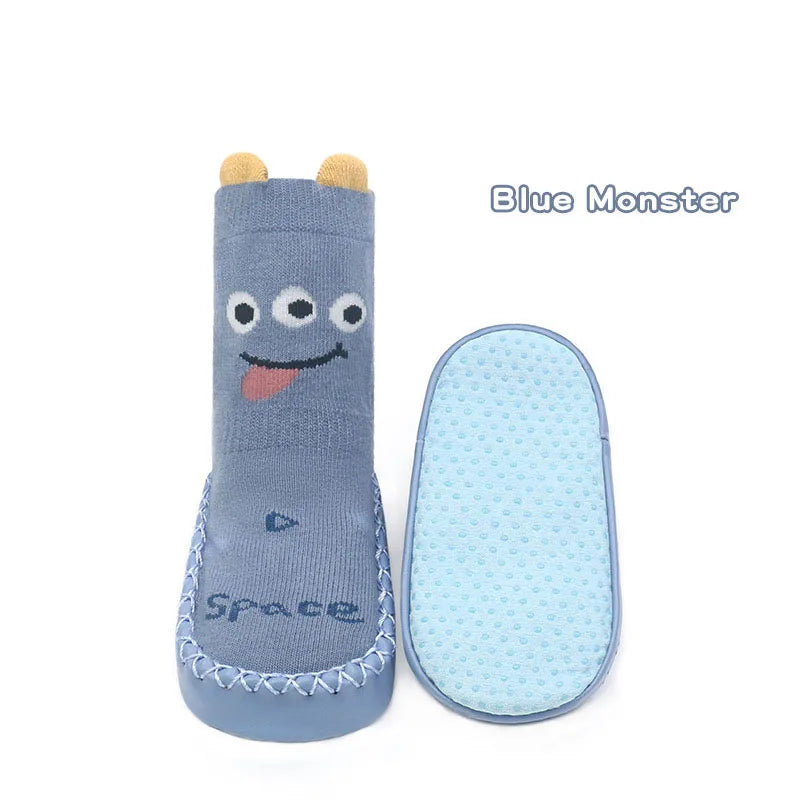 MILANCEL New Spring Baby Prewalker Cute Cartoon Animals Children's Floor Socks Thin Style Girls Toddler Non Slip Socks