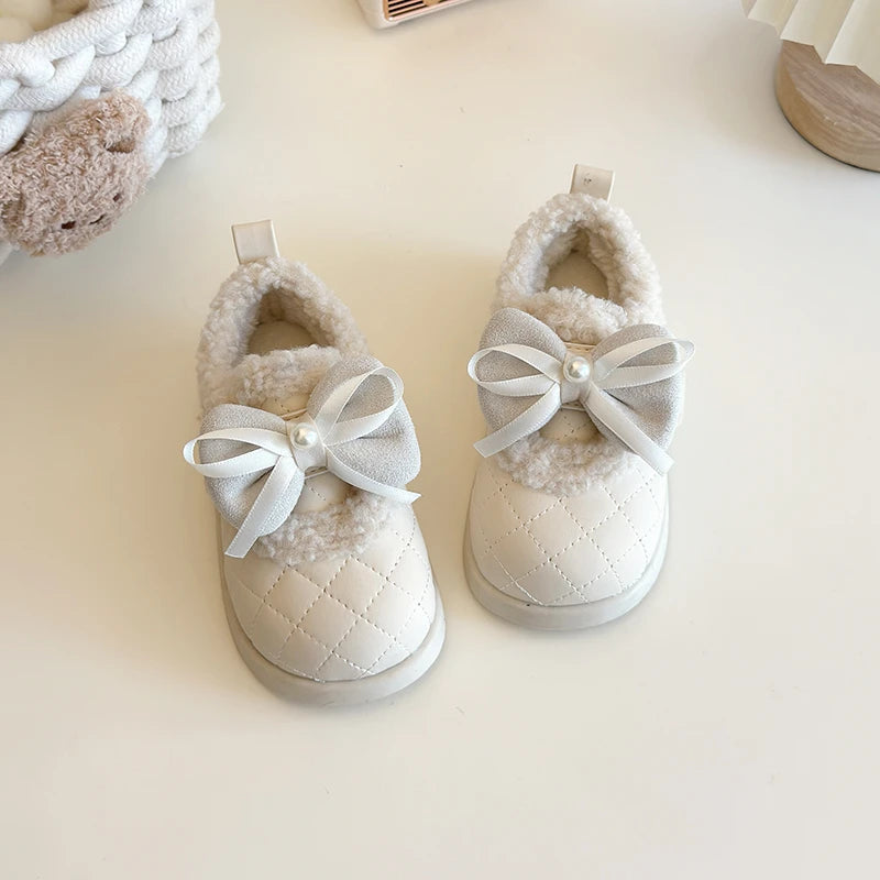 Girls Plush Winter Shoes