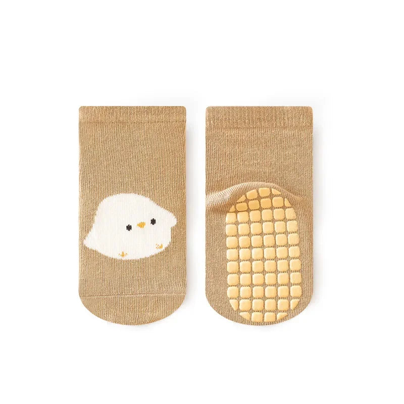 Spring Autumn Sock Baby Boys Girls Anti-Slip Floor Socks Infant Kids Trampoline Shoes Children School Sports Mid Calf Long Socks