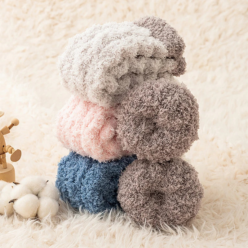 Coral Velvet Baby Knee High Socks