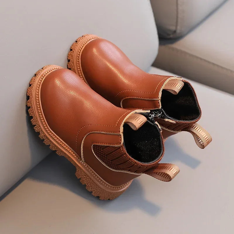 Kids Leather Boots
