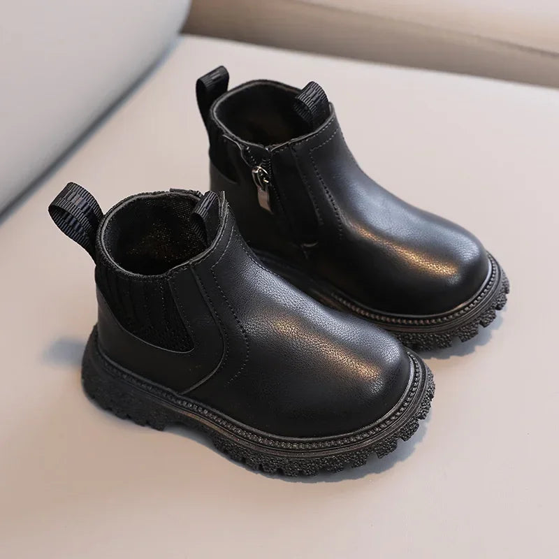 Kids Leather Boots