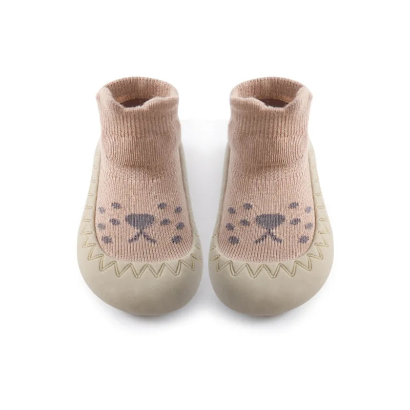 Spring And Summer Baby Shoes Soft Cartoon Baby Floor Socks Non-Slip Toddler Shoes Anti Drop Soft Soled Newborn Shoes