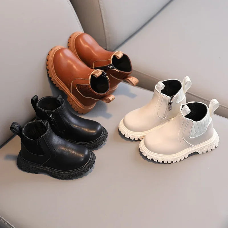 Kids Leather Boots