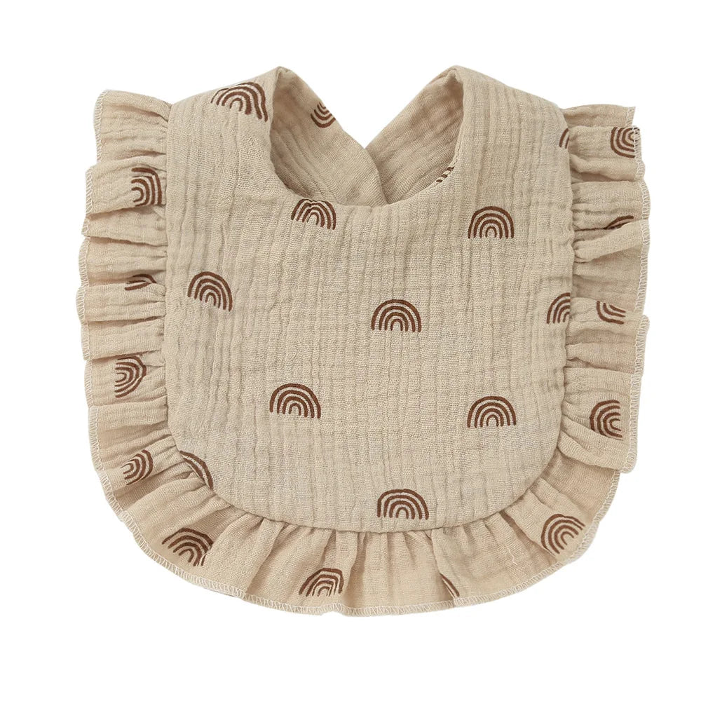 Cotton Muslin Baby Bibs & Burp Cloths
