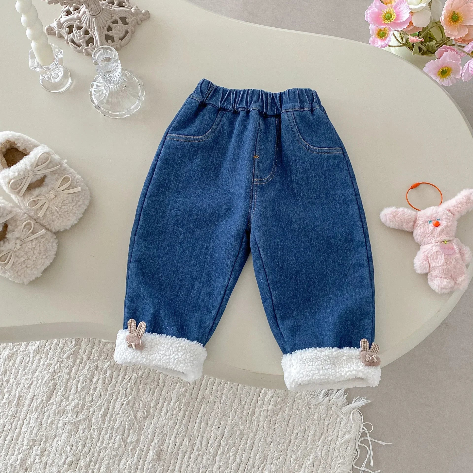 Rabbit Ear Fleece Jeans