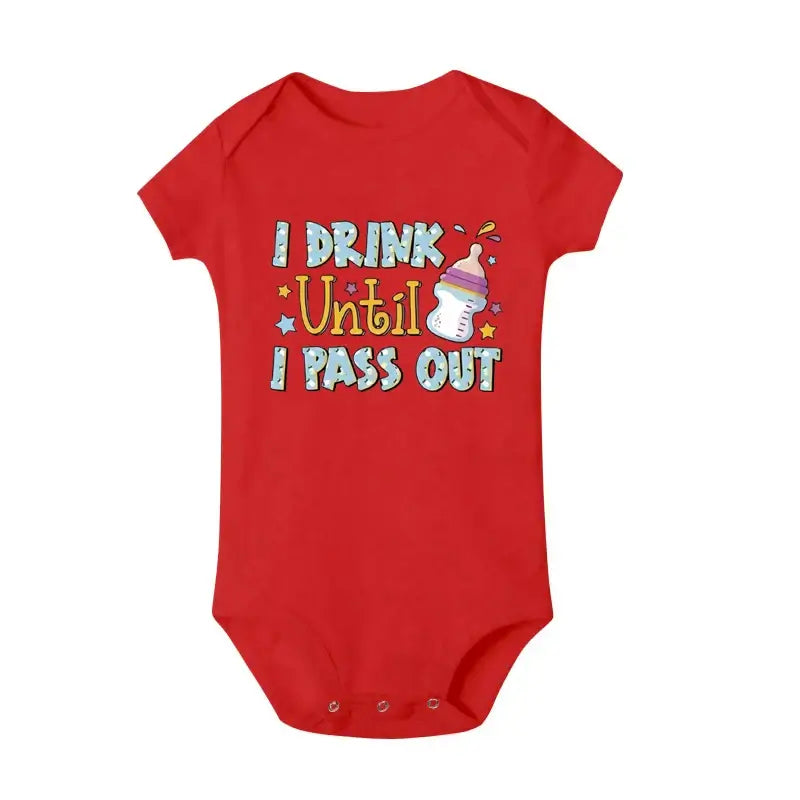 Baby Milk Bottle Printed Bodysuit