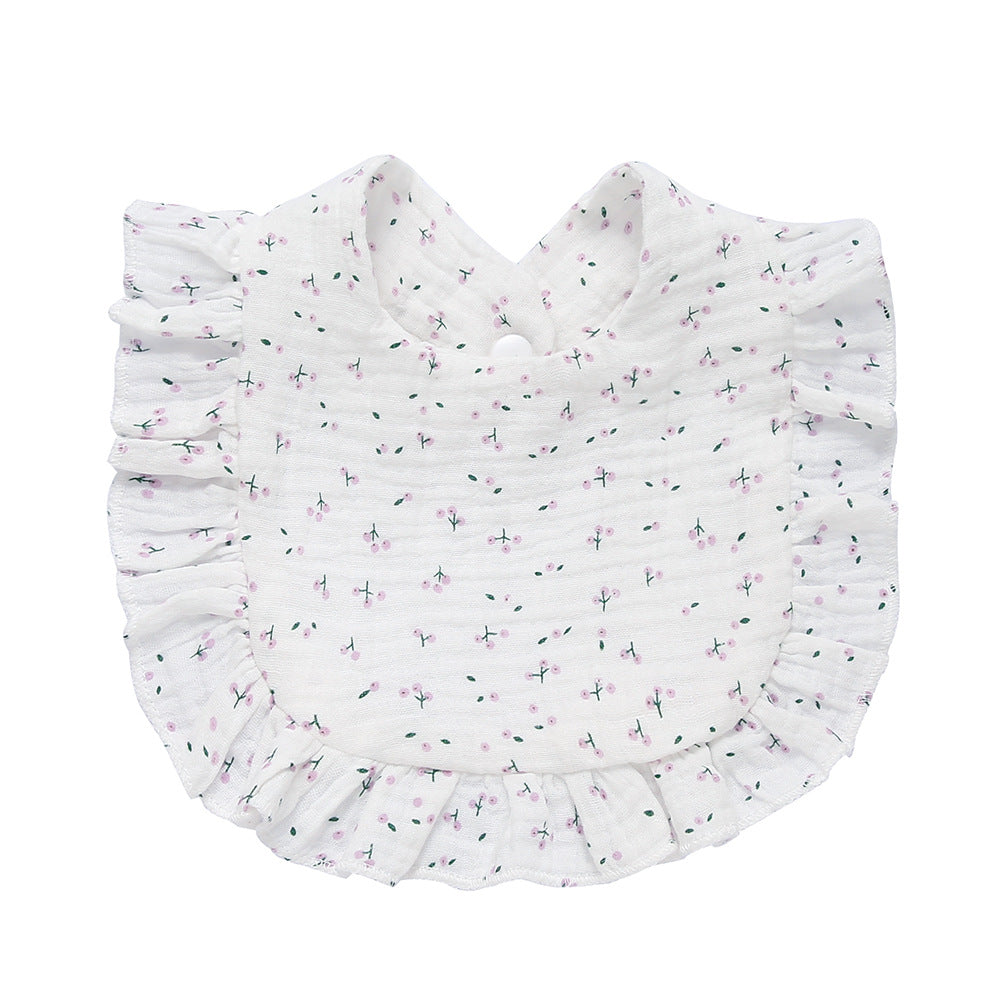 Cotton Muslin Baby Bibs & Burp Cloths