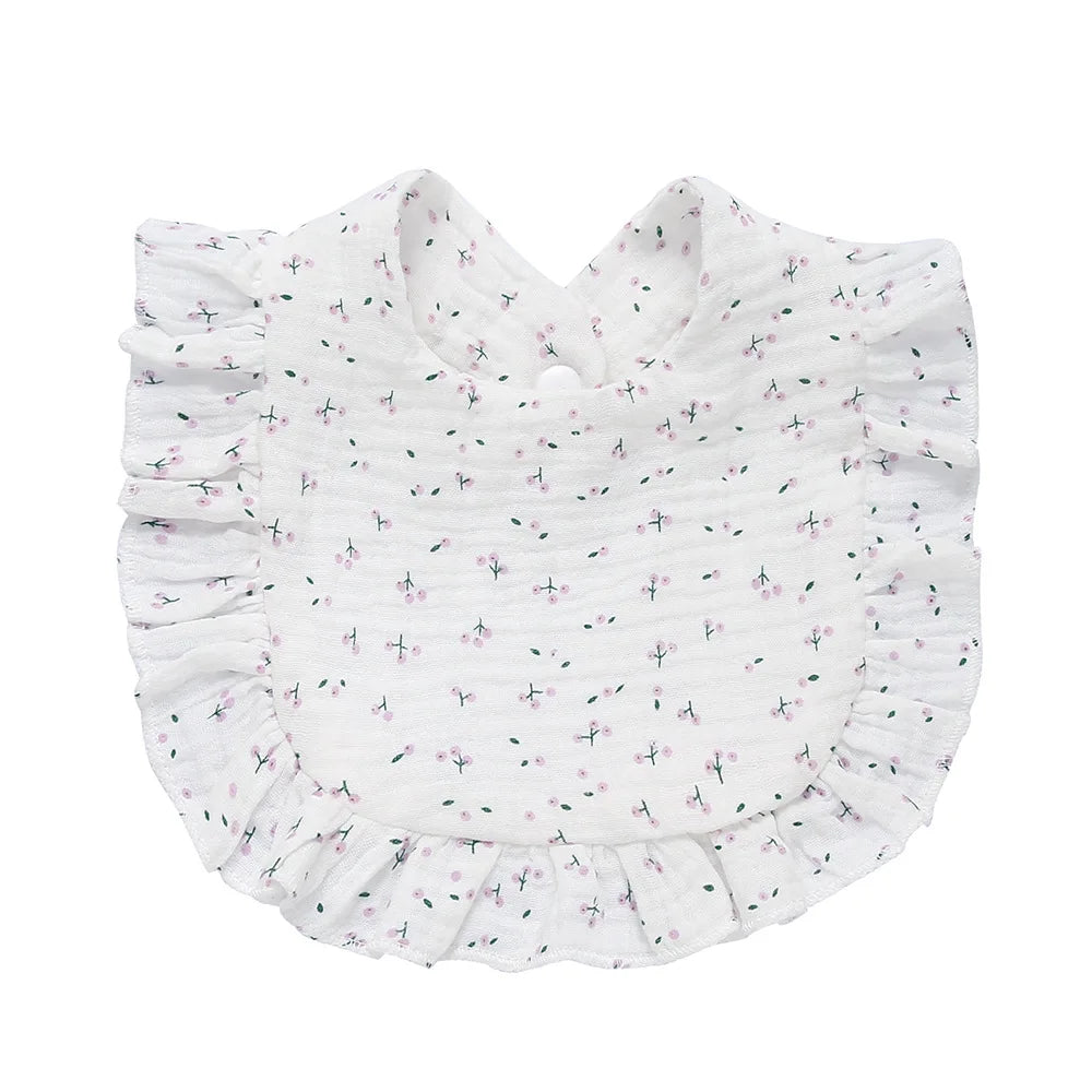 Cotton Muslin Baby Bibs & Burp Cloths