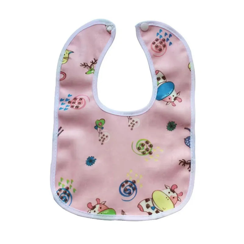 Cartoon Waterproof Baby Bib 1-3Y