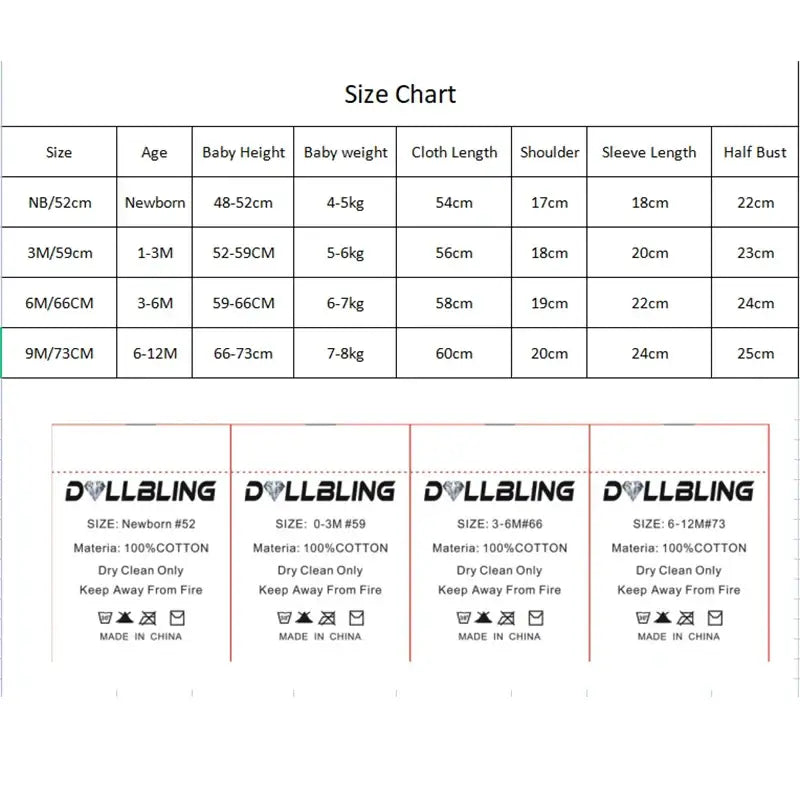 4pcs Butterfly Jewelry Baby Romper Set