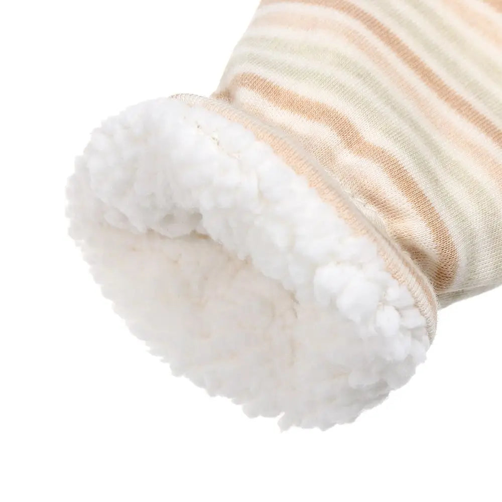 Boys Girls Cute Full Finger Fleece Gloves Toddler Infant Mittens Baby Anti-Grab Mittens Newborn Gloves