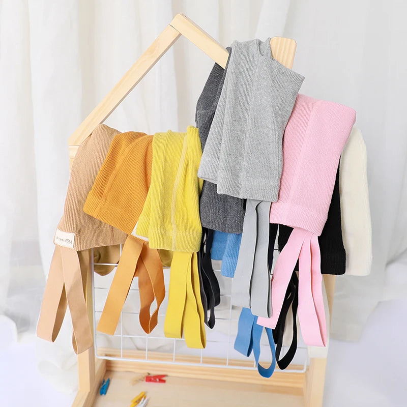 Infant Kids Suspender Pantyhose Spring Autumn Baby Girls Boys Tights Baby Girl Clothes High Waist Bandage Cross Straped Leggings