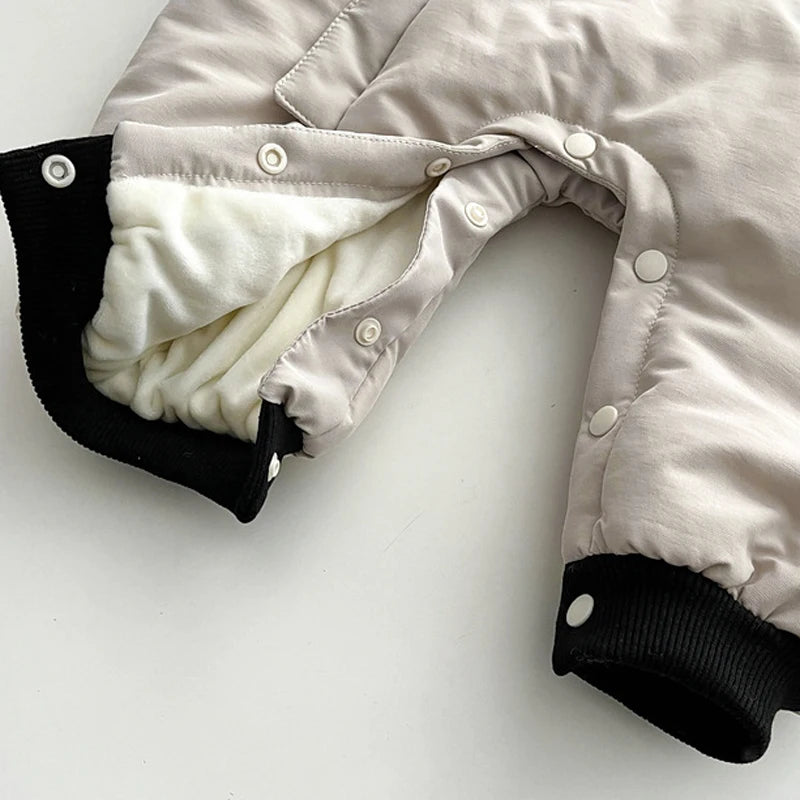 Velvet Baby Snowsuit Romper