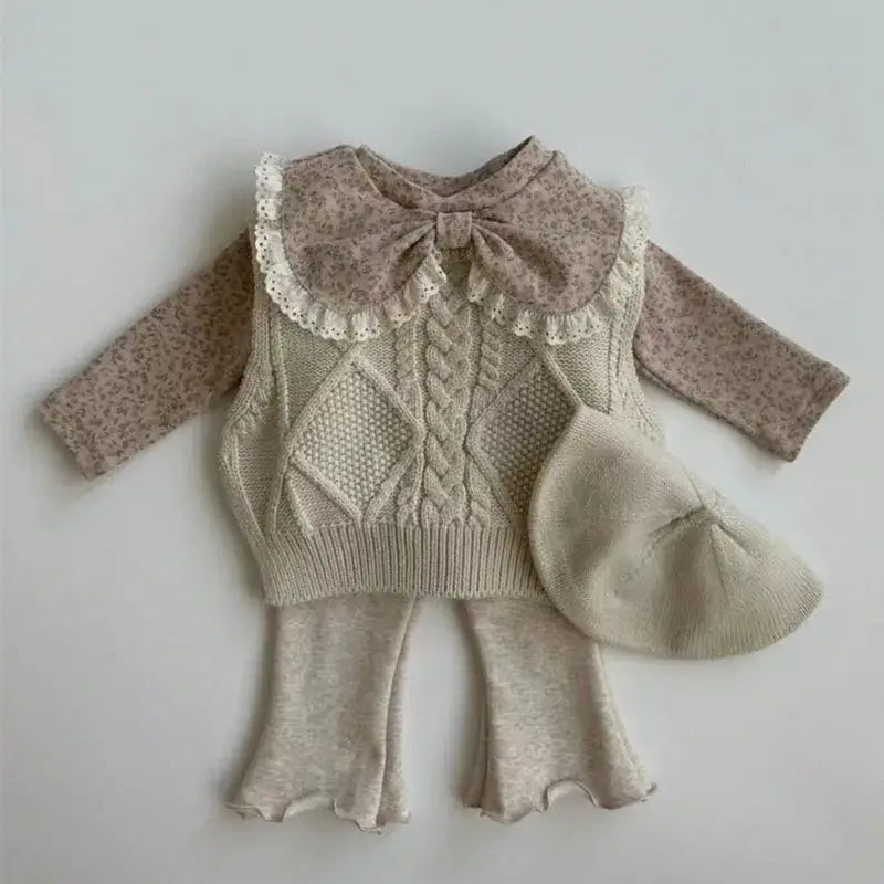Korean Baby Girl Lace Shirt