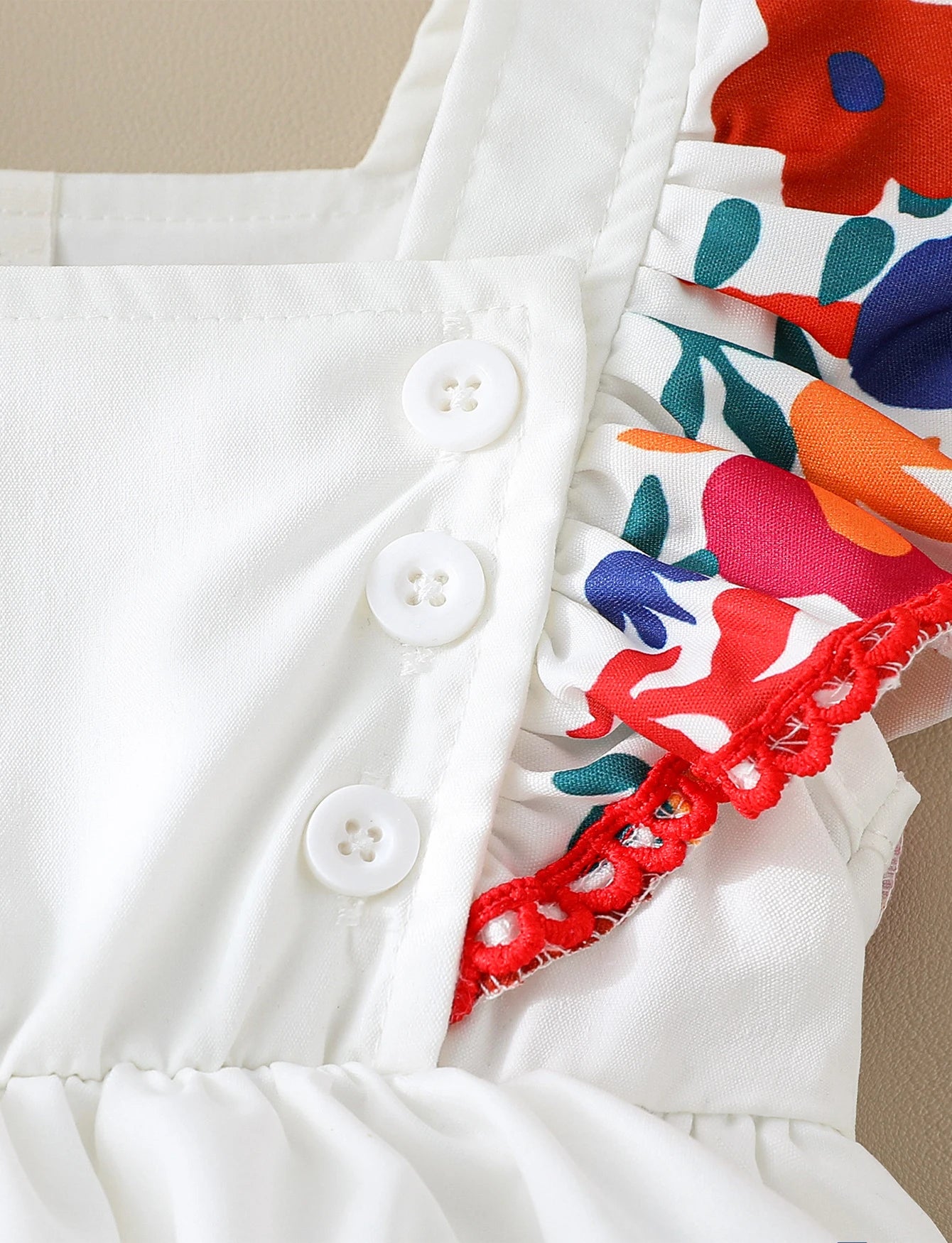 Floral Baby Girl Romper Set