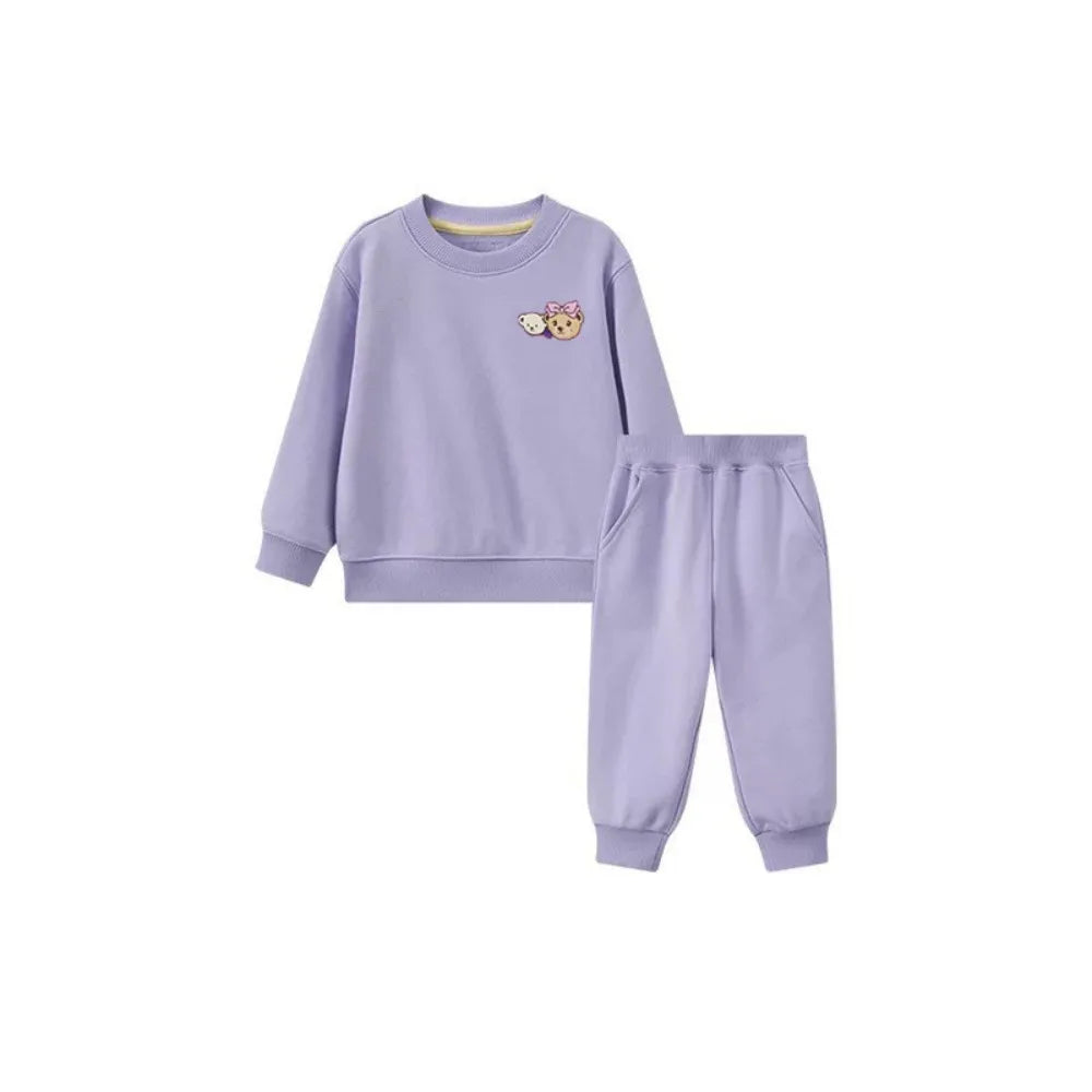 Winter Toddler Baby Boy Girl Clothing Sets 0-5Y Thick Kids Sweatshirt Clothes Baby Girl Fleece Pullover Tops+ Pant Suits Autumn