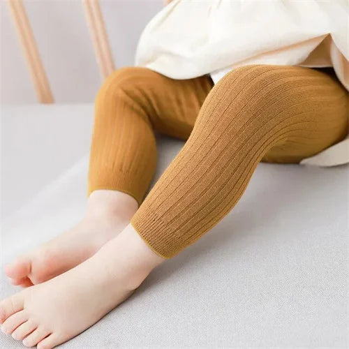 Soft Cotton Knitted Leggings for Kids