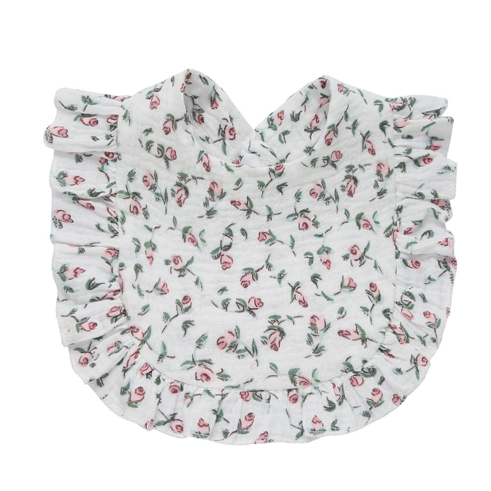 Cotton Muslin Baby Bibs & Burp Cloths
