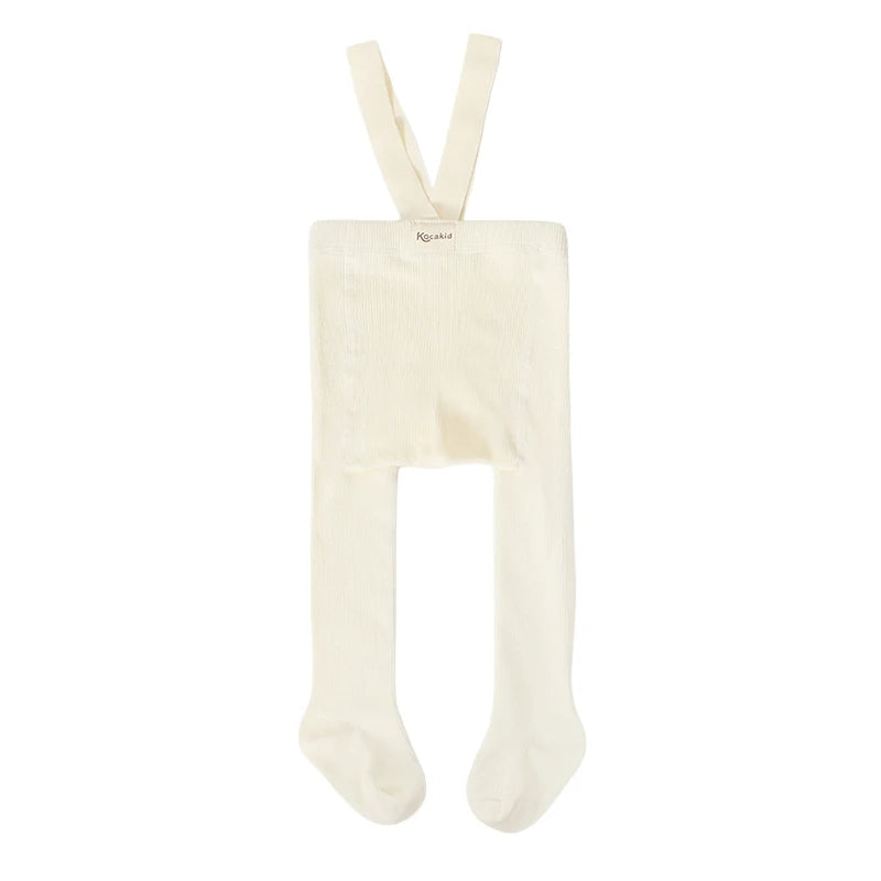 Infant Kids Suspender Pantyhose Spring Autumn Baby Girls Boys Tights Baby Girl Clothes High Waist Bandage Cross Straped Leggings