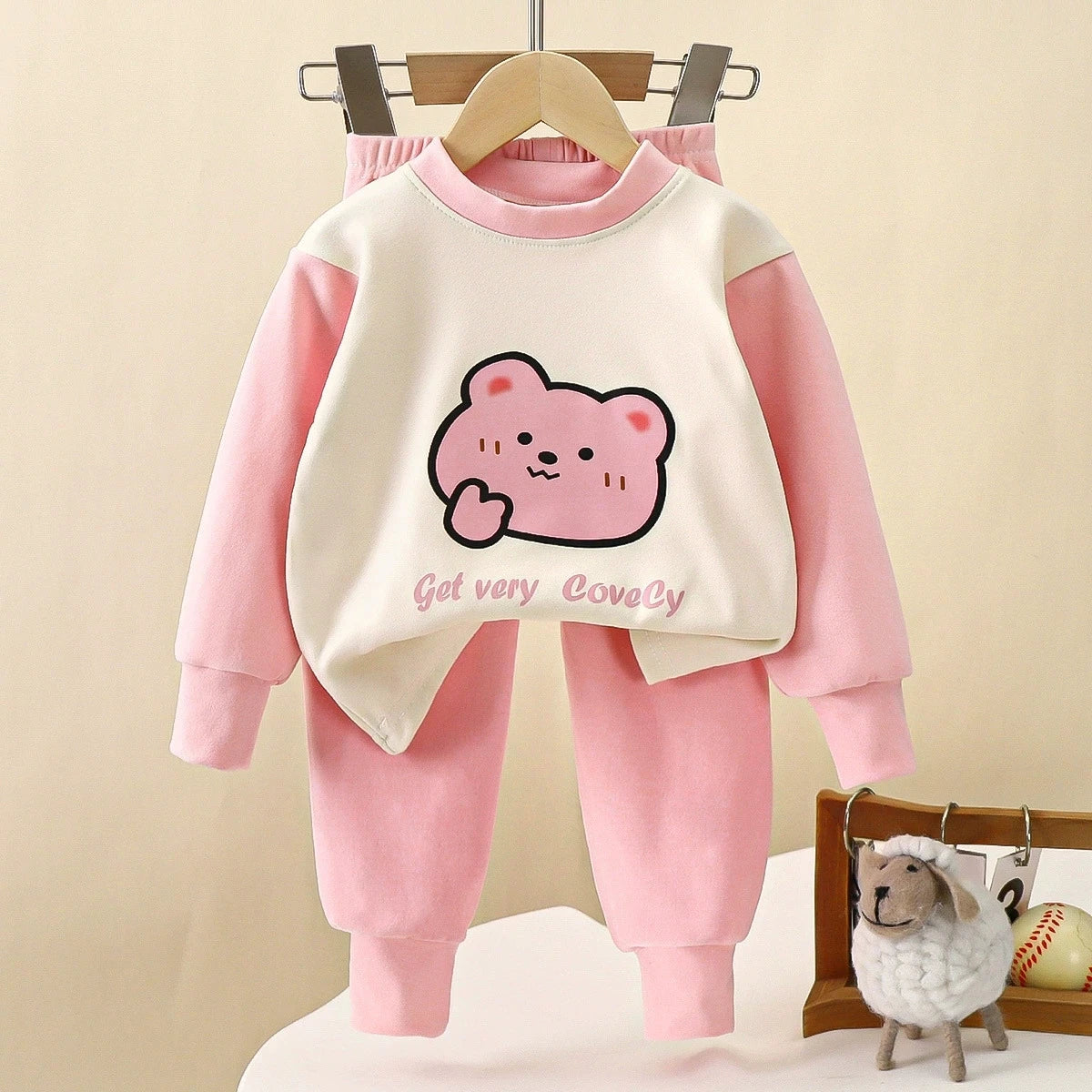 Kids Cartoon Pajamas 2pcs/set for Boys Girls Home Wear Kids Casual Sleepwear Long Sleeve Pajamas Bottoms Suit Cute Gifts