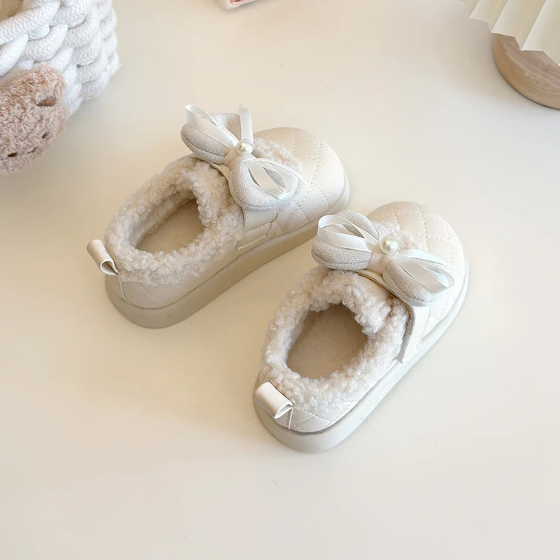 Girls Plush Winter Shoes