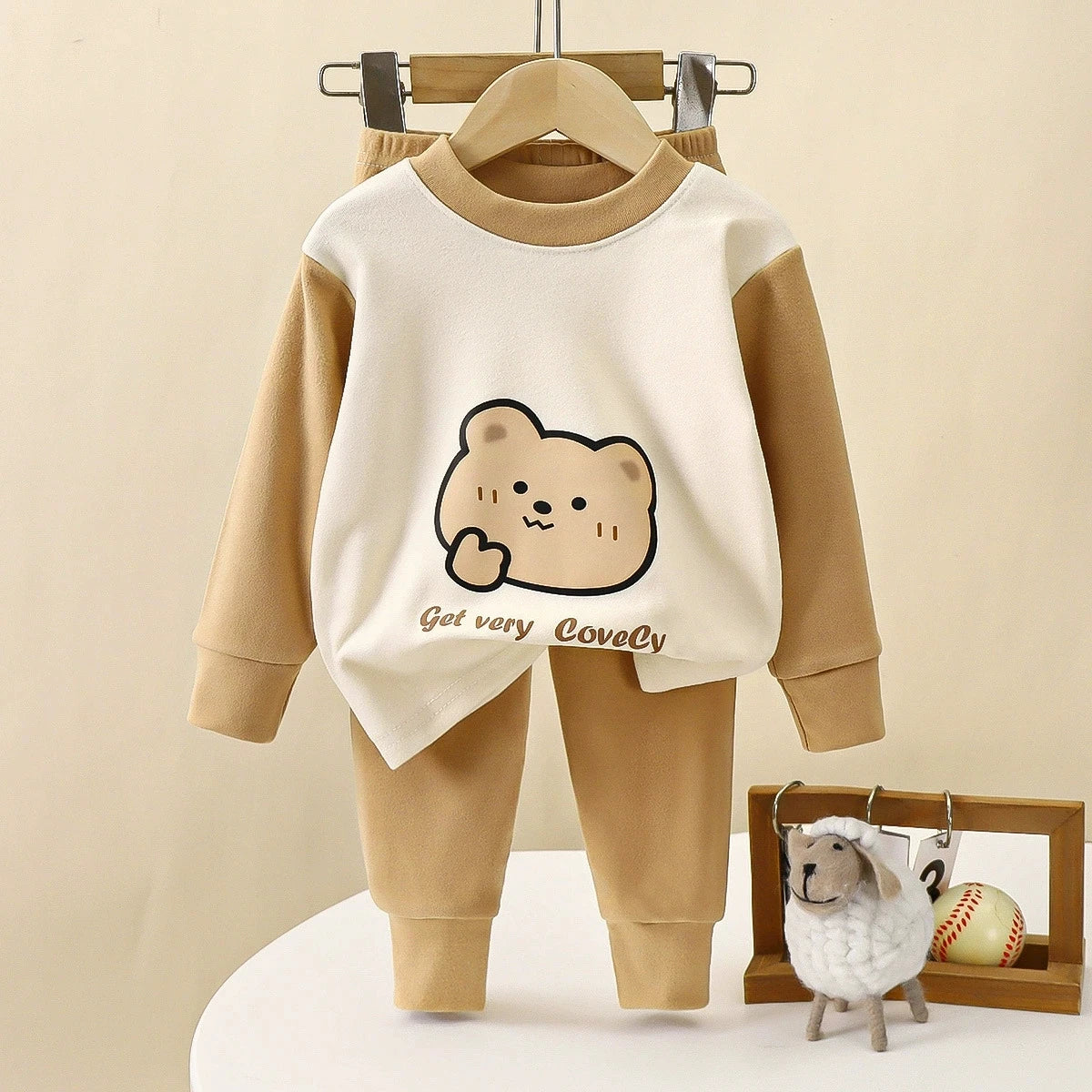 Kids Cartoon Pajamas 2pcs/set for Boys Girls Home Wear Kids Casual Sleepwear Long Sleeve Pajamas Bottoms Suit Cute Gifts