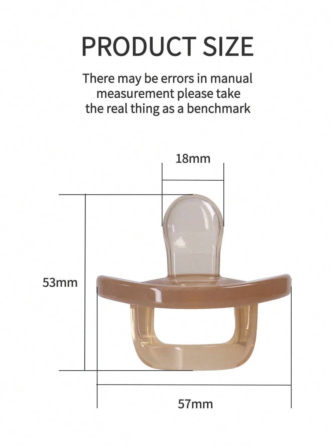 Soft Silicone Baby Pacifier for Sleep