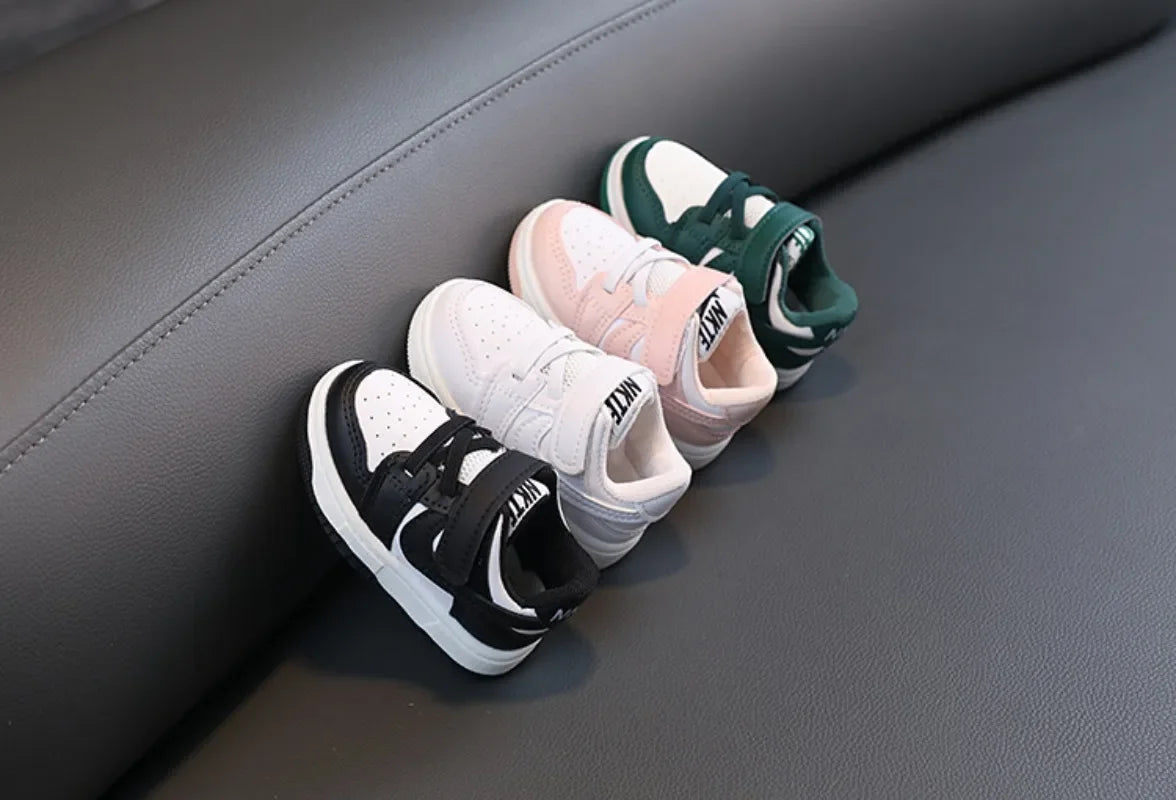 Kids White Casual Sneakers