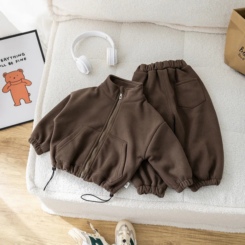 Baby Clothing Sets Winter Fleece