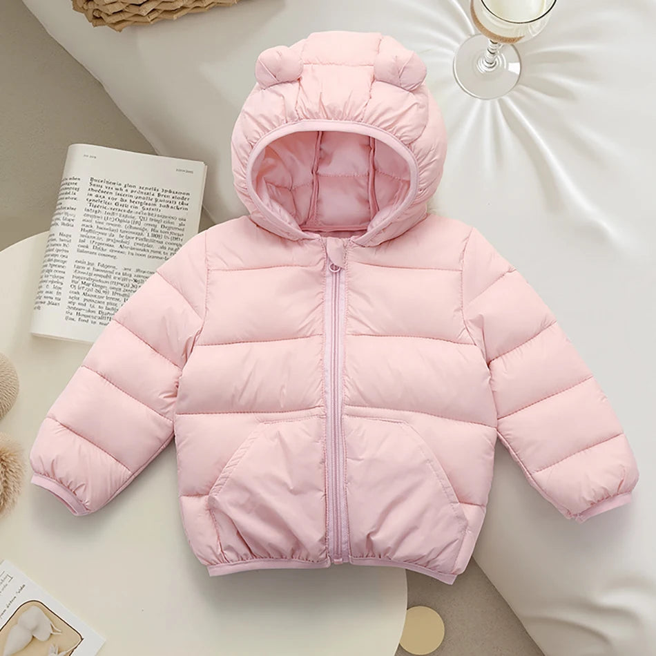 Hooded Down Kids Parka