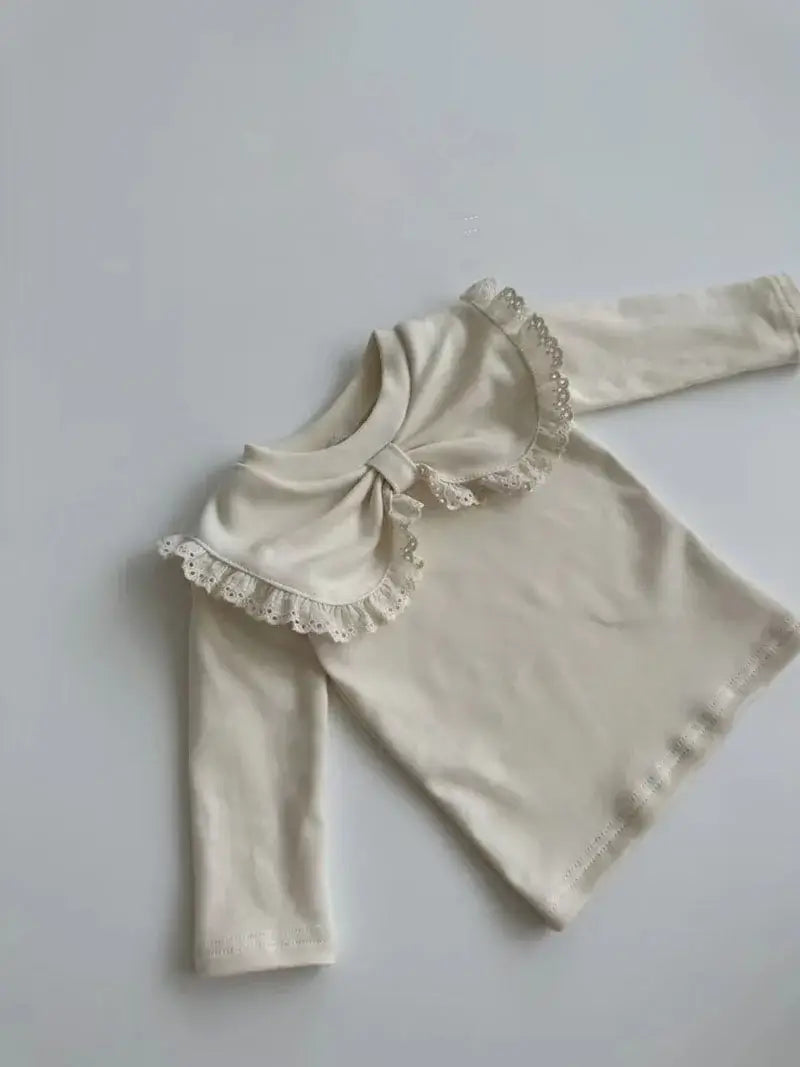 Korean Baby Girl Lace Shirt