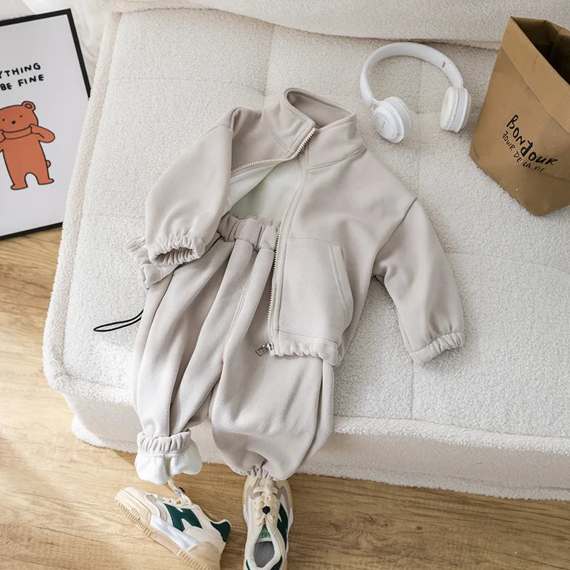 Baby Clothing Sets Winter Fleece