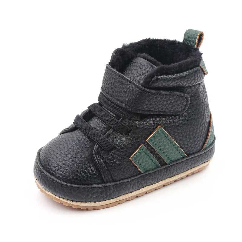 Super Keep Warm Baby Boots Infant Baby Girls Boys Snow Boots Retro Warm Plush Ankle Boot Winter Autumn Baby Shoes