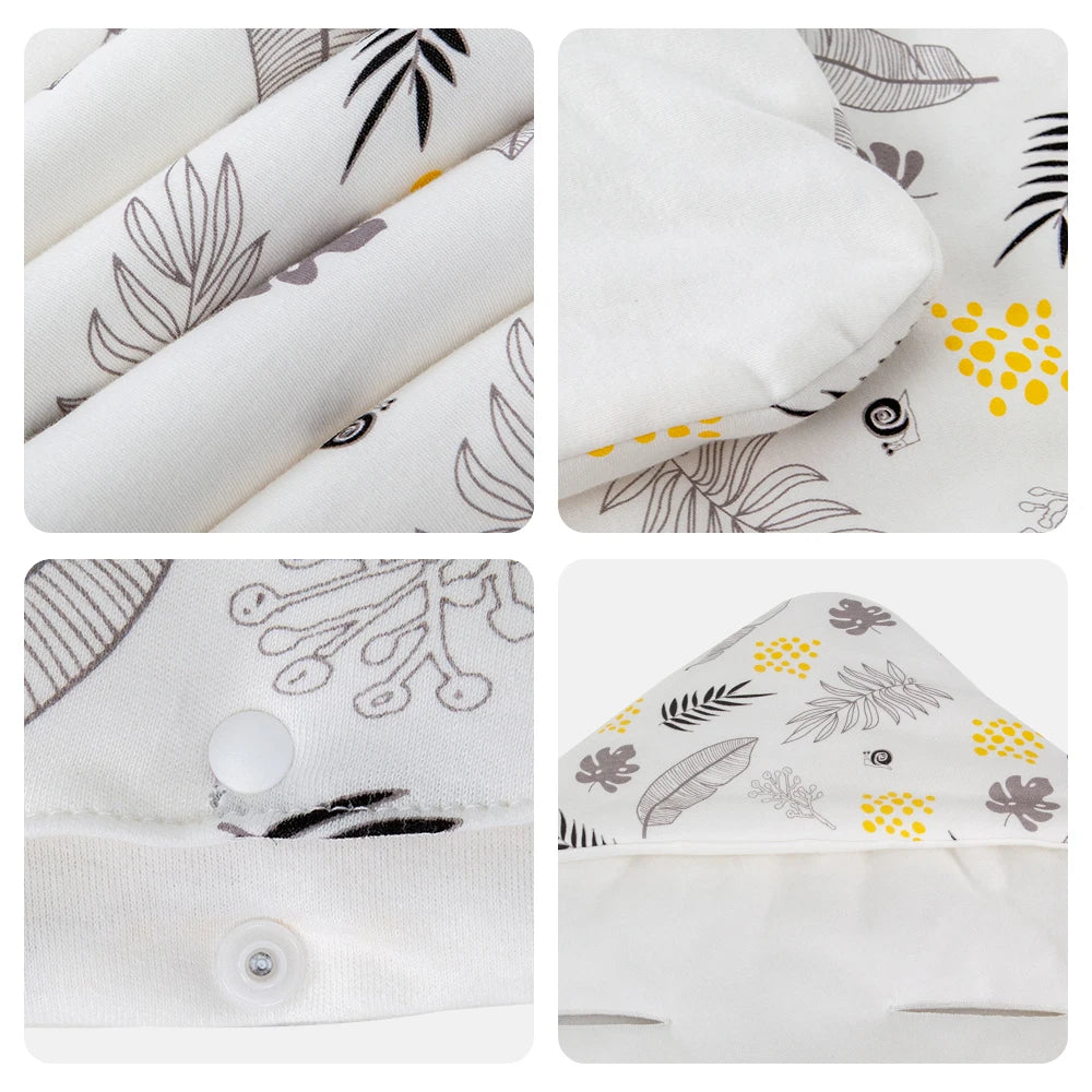 0-3 Months Newborn Baby Blanket In Infant Car Seat Soft Cotton Swaddle Wrap With Windproof Hooded Warm For Outside Travel