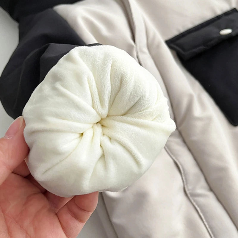 Velvet Baby Snowsuit Romper