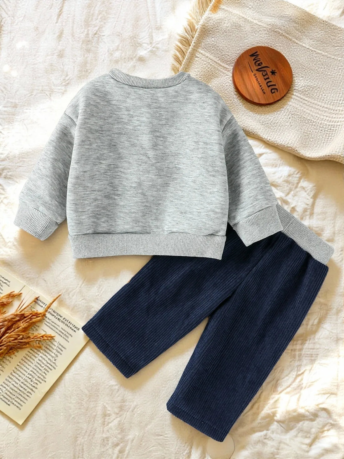 Embroidered Horse Hoodie Set