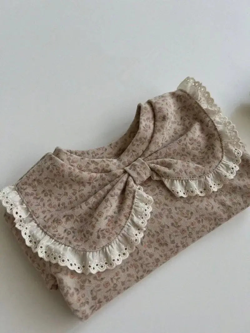 Korean Baby Girl Lace Shirt
