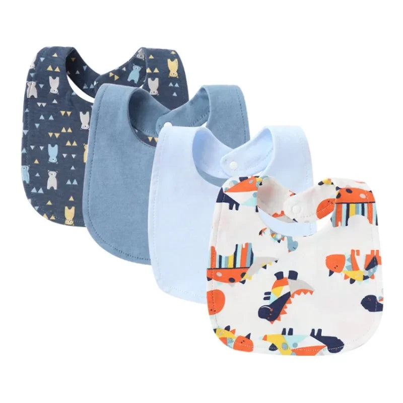 2025 Newborn Baby Drooling Towel Men and Women Baby Bib Concealed Bib Anti-Spitting Cotton Drooling Pocket Kids Bibs Accessories