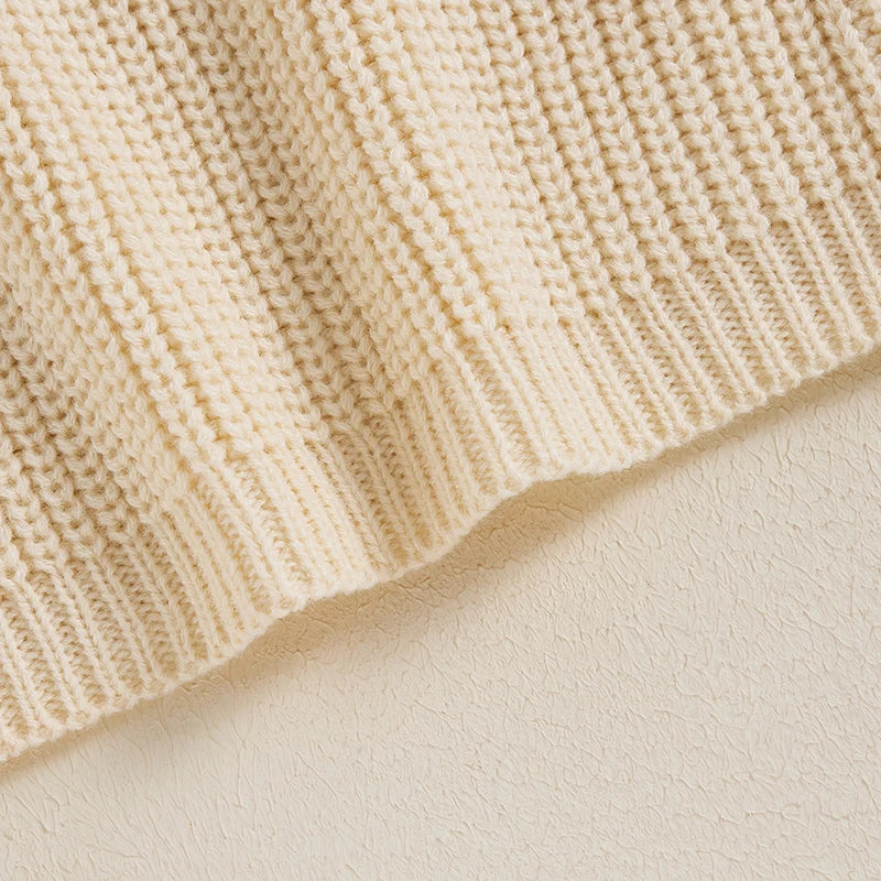 Bowknot Embroidery Pullover