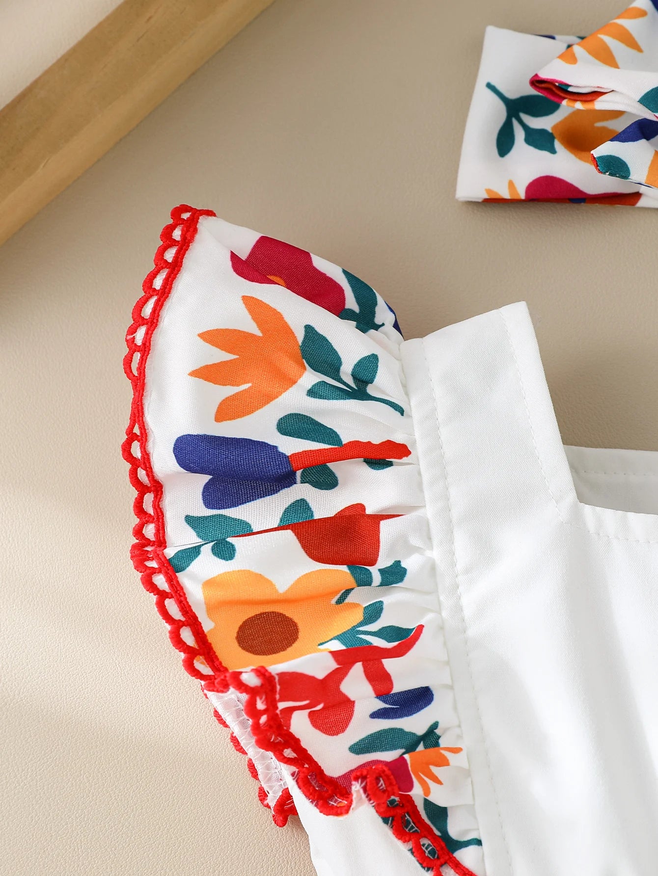 Floral Baby Girl Romper Set