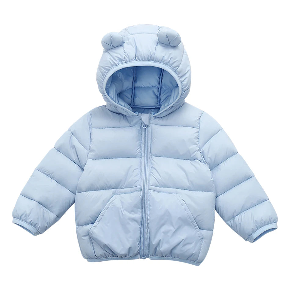Hooded Down Kids Parka